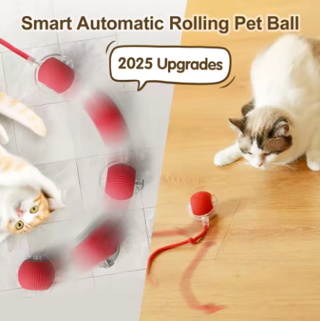 PawSphere™ - Intelligent Motion LED Cat Chaser