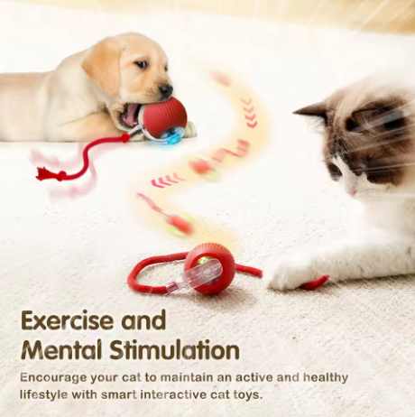 PawSphere™ - Intelligent Motion LED Cat Chaser